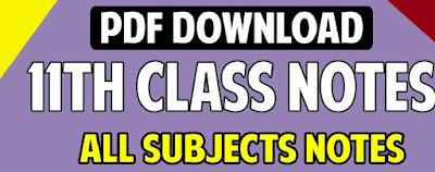 All English Notes for 1st year class 11 pdf download