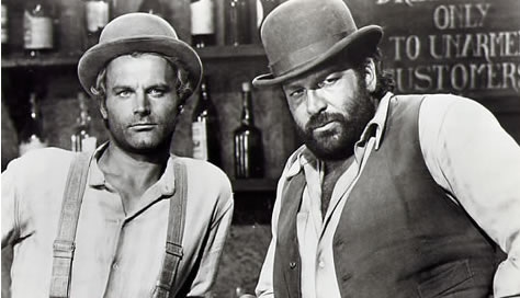 Bud Spencer Carlo Pedersoli right Terence Hill Mario Girotti 