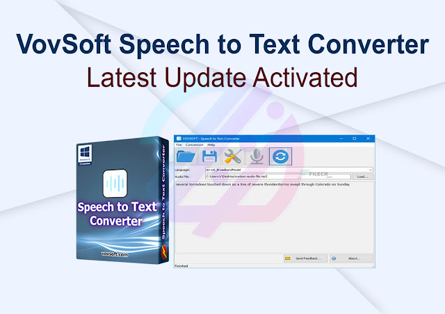 VovSoft Speech to Text Converter Latest Update Activated