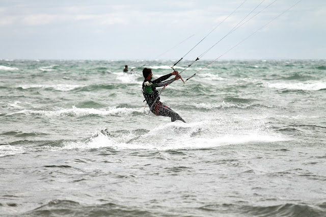 Kite surfing