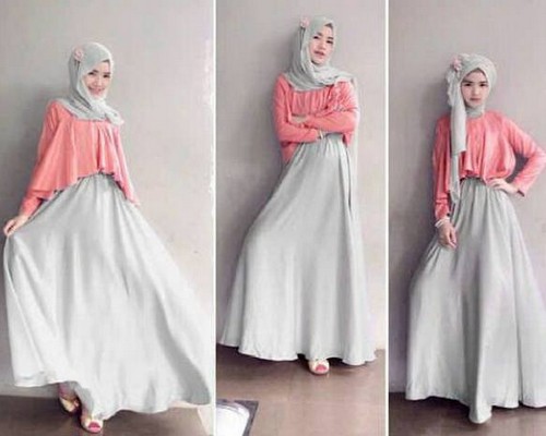  Model  Baju Hijab  Modern Terbaru  Casual Gaul Branded Dengan 