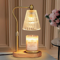 Candle Warmer Lamp with Timer Dimmer Adjustable Height for New Home Bedroom,Birthday Gifts for Women,Vintage Home Decor for Scented Jar,Valentines Day for Her