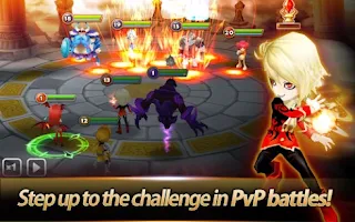 Screenshots of the Summoners war: Sky arena for Android tablet, phone.