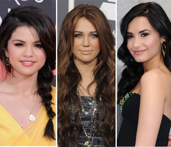 Miley Cyrus Selena Gomez y Demi Lovato son las tres artistas m s 