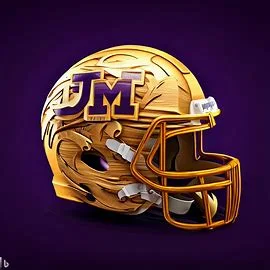 James Madison Dukes Concept Football Helmets