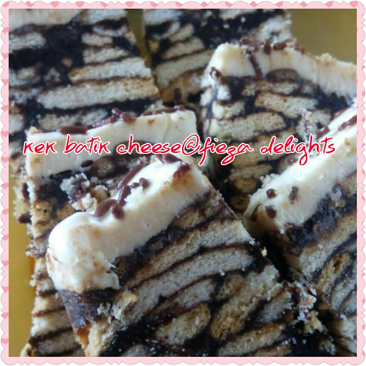 FIEZA DELIGHTS: KEK BATIK CHEESE SUPER SEDAP