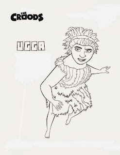 Desenhos de Os Croods para Colorir