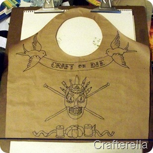 chica bag, front