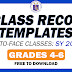 GRADES 4-6 E-Class Record Templates (Download Here)