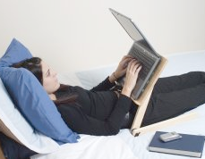 Laptop bed stand