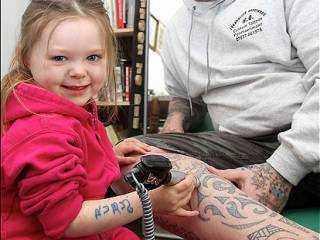 Bocah Ini Menjadi Seniman Tatto Termuda Di Dunia [ www.BlogApaAja.com ]