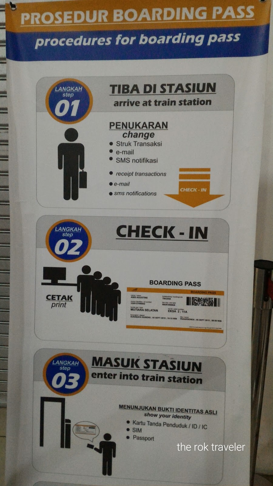 Cara Check In dan Cetak Boarding Pass di Stasiun Kereta 