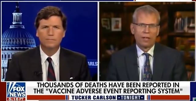 Tucker Carlson Says Vaccine-Related Deaths May Be Abnormally High 