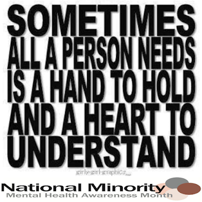 Heart Quote  National Minority Mental Health Month