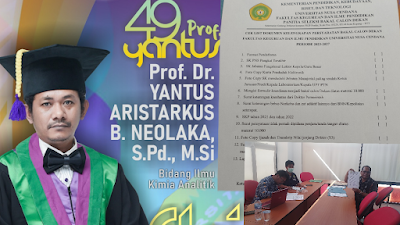 Daftar sebagai Balon Dekan FKIP Undana, Prof. Yantus Neolaka : Ingin Kembalikan Marwah Akademik dan Transformasi