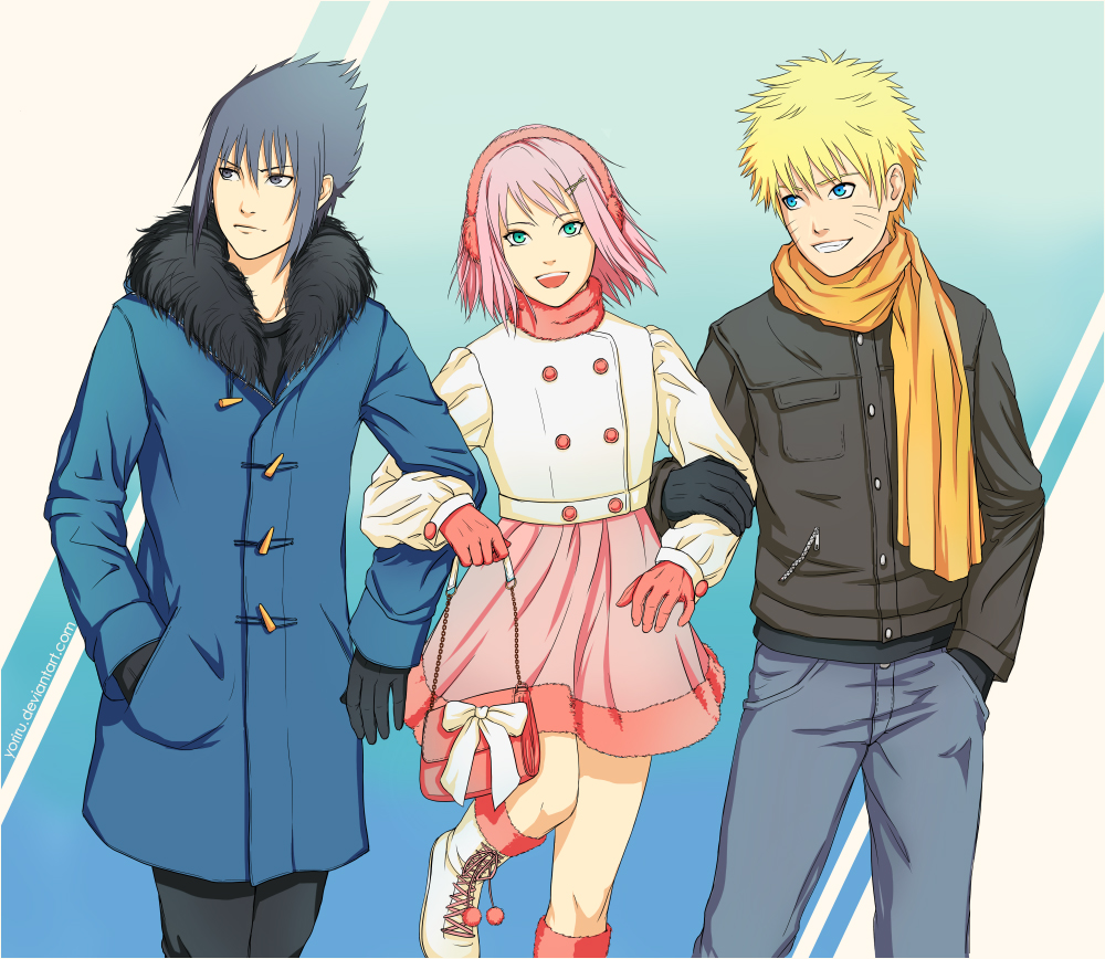 Gambar Naruto Sasuke Dan Sakura Tim 7 Gambar Kata Kata