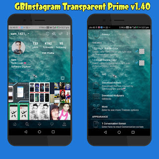 GBInstagram Transparent Prime v1.40 [ Latest Version ]