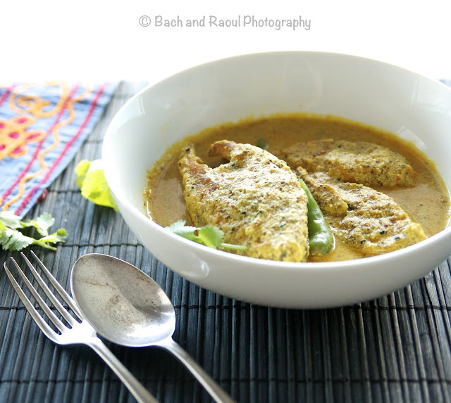 Bengali Shorshe Bata Maach - Mustard Fish