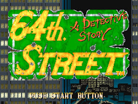 Videojuego 64th Street - A Detective Story (Arcade)