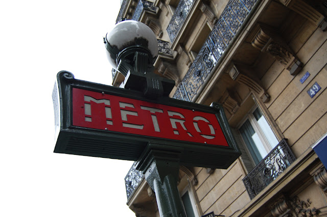 Metro Sign Paris, france