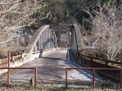 鳥取県日野川の廃橋 薮津橋