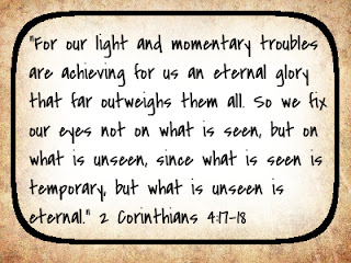 2 Corinthians 4: 17-18