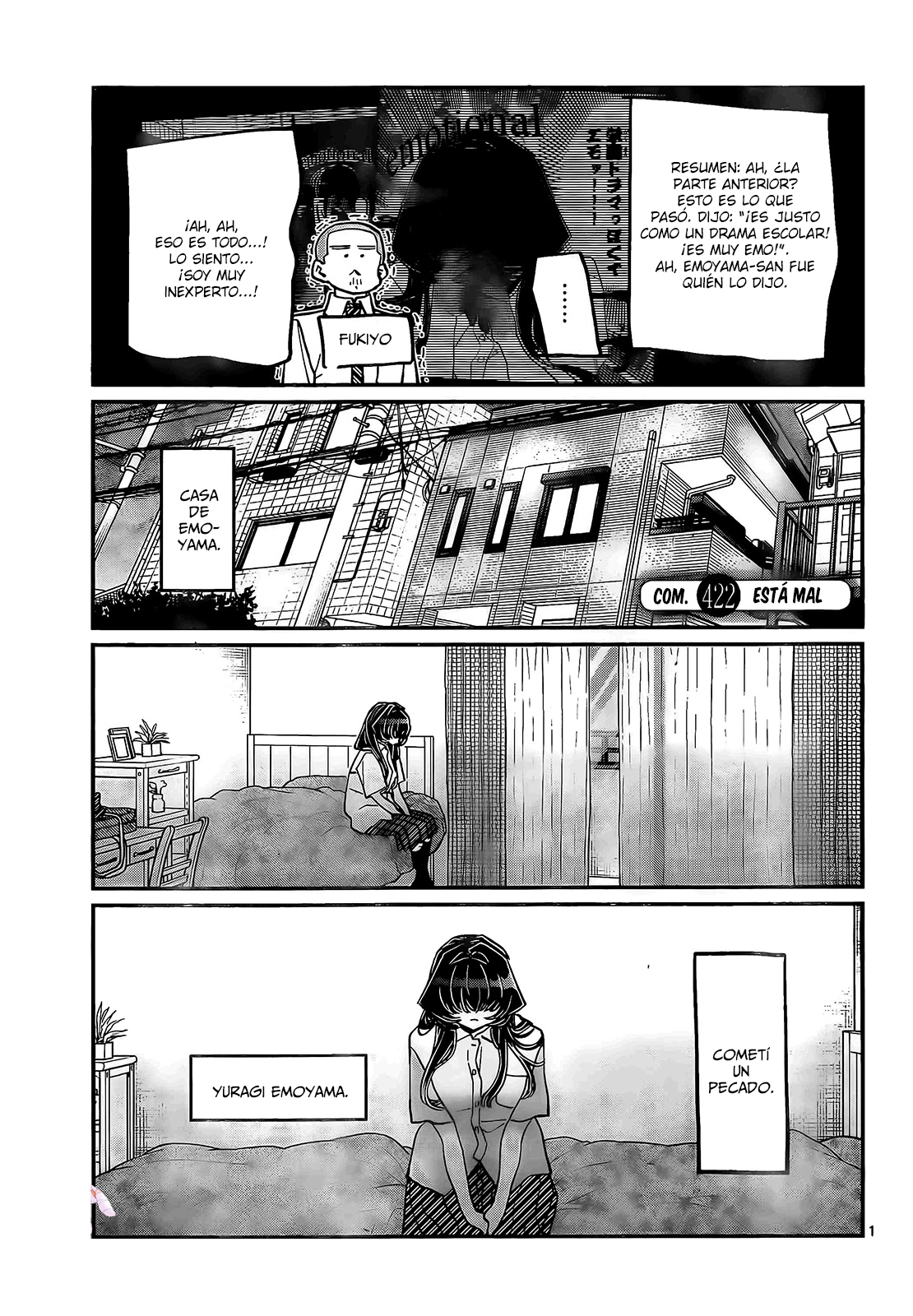 Komi-san wa, Comyushou desu.: Chapter 422 - Page 1