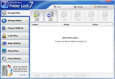 Folder Lock 7.2.0 Full Version + Serial Number