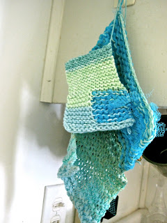 knitting dishcloth