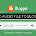 How to Add Audio/MP3 to Your Blog