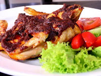 Resep Ayam Bakar Bumbu Rujak Santan Pedas Asli Enak