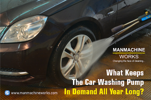 what keeps a car washing pump in demand-by-manmachineworks