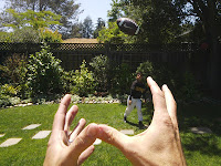 Catch ball - Google glass