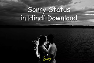 "sorry status in hindi download"