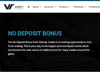 Bonus Forex Tanpa Deposit Velocity Trades $25 & Bonus Lainnya