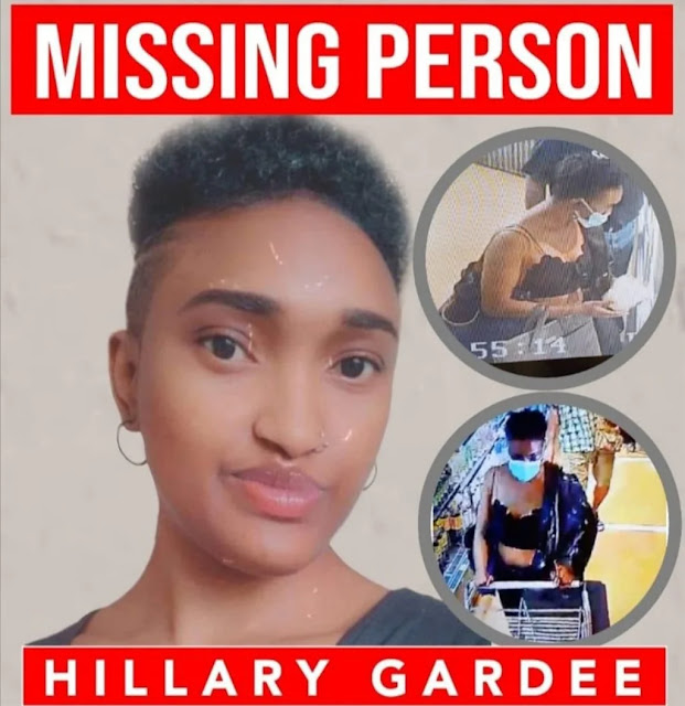 La hija del exsecretario general de la EFF Godrich Gardee, Hillary, está desaparecida