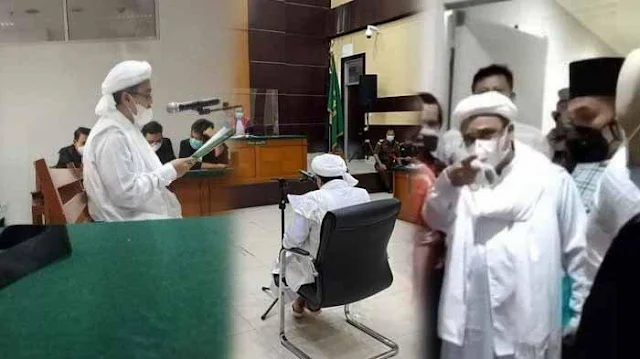 Protes Eksepsinya Tak Disiarkan, Habib Rizieq Ancam Lapor DPR dan Gugat PN Jaktim