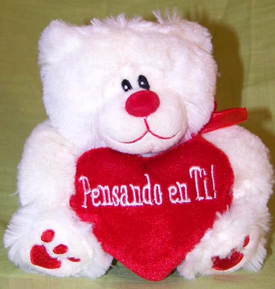 Pensando en Ti - Peluche con Corazón