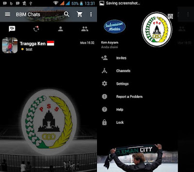 Download BBM MOD Club Sepak Bola Lokal Indonesia V2.12.11 Terbaru 2016