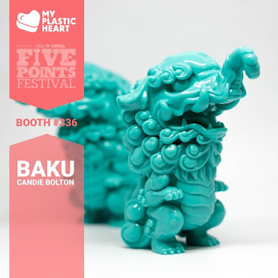 Five Points Festival 2019 Exclusive Baku Vinyl Figure by Candie Bolton x Pobber x myplasticheart