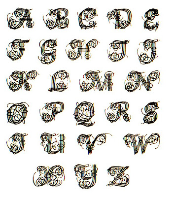 Friends Letters Fonts and Things