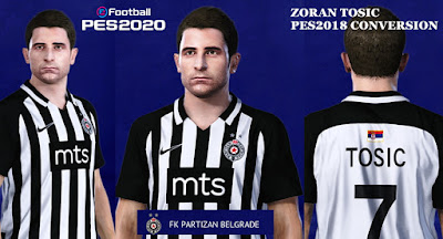 PES 2020 Faces Zoran Tošić