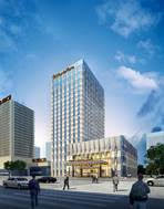 Exterior image for the Wanda Vista Hohhot hotel.