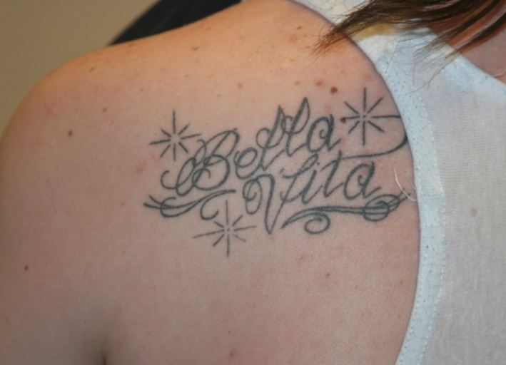 casey anthony tattoo bella vita. casey anthony tattoo bella