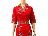 Gambar Model Baju Batik Dress Wanita Modern