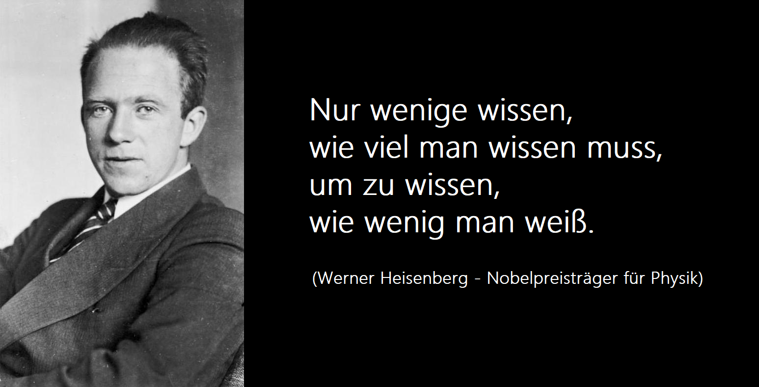 Werner Heisenberg vereint Wissenschaft mit dem Glauben an Gott