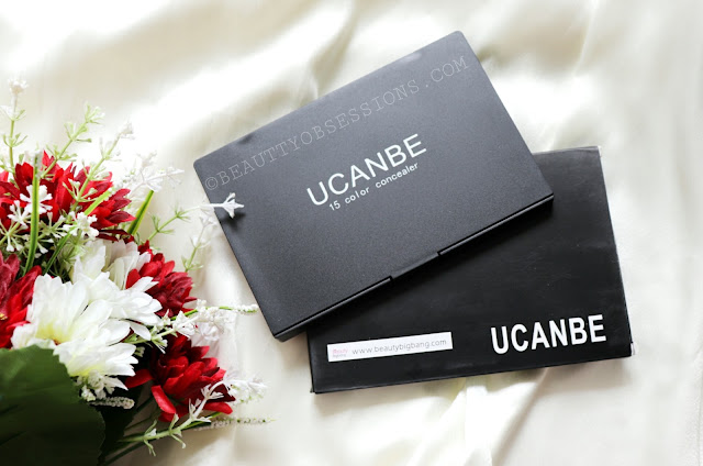 Ucanbe 15 Colours Concealer Pallete Review and Swatches | Ft. beautybigbang.com