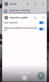 android ekran sabitleme 2