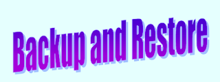 backup and restore of blogger templates