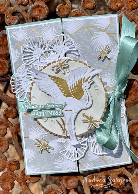 Send happiness to that special someone with a Crane of Fortune Bowl Gatefold card.